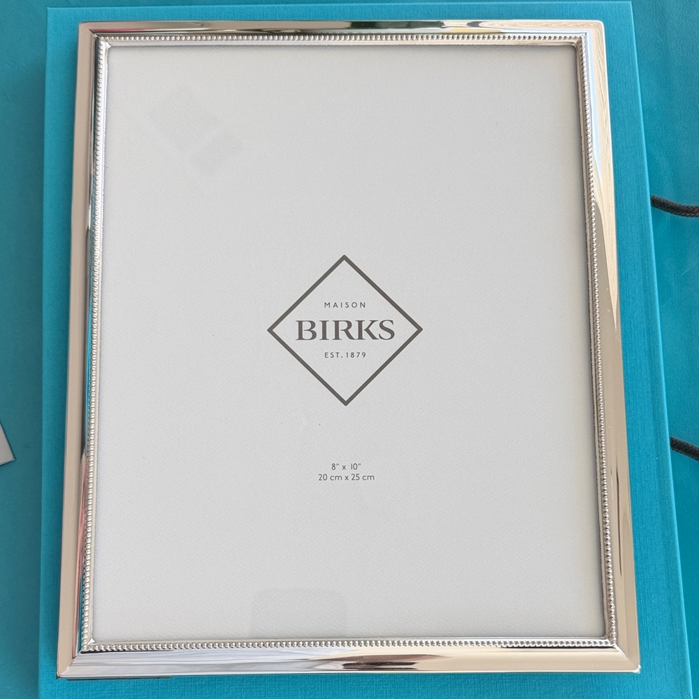 925 Sterling Silver Birks Picture Frame
